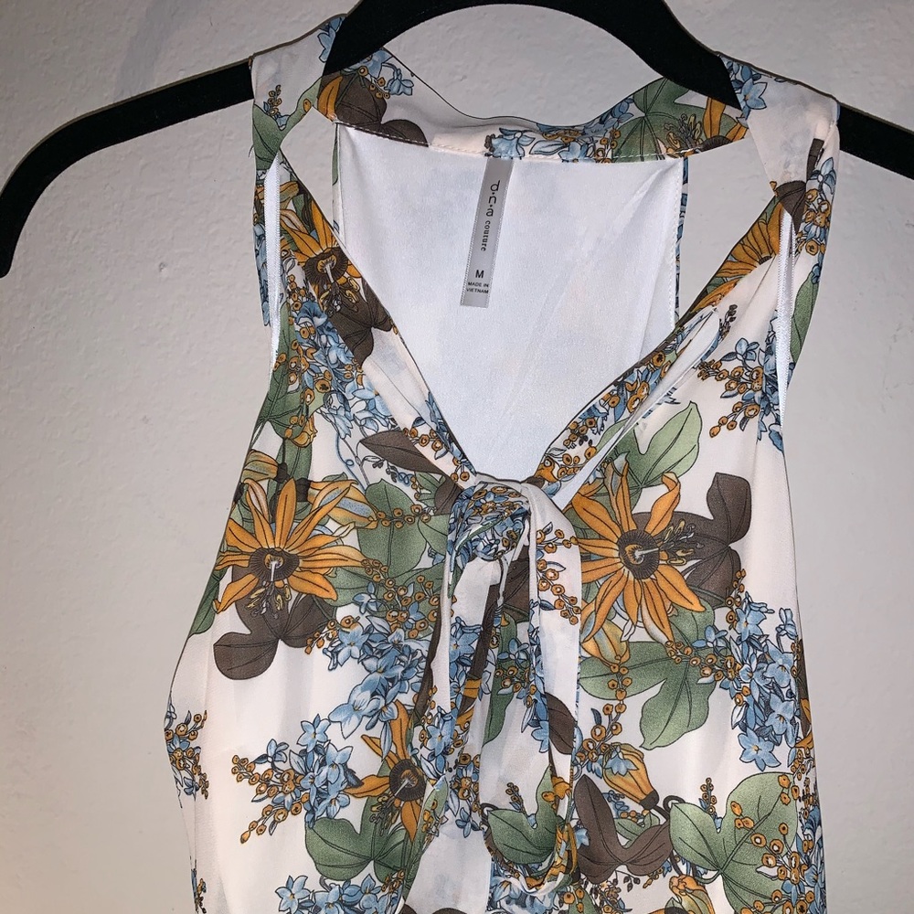 Fall floral dress